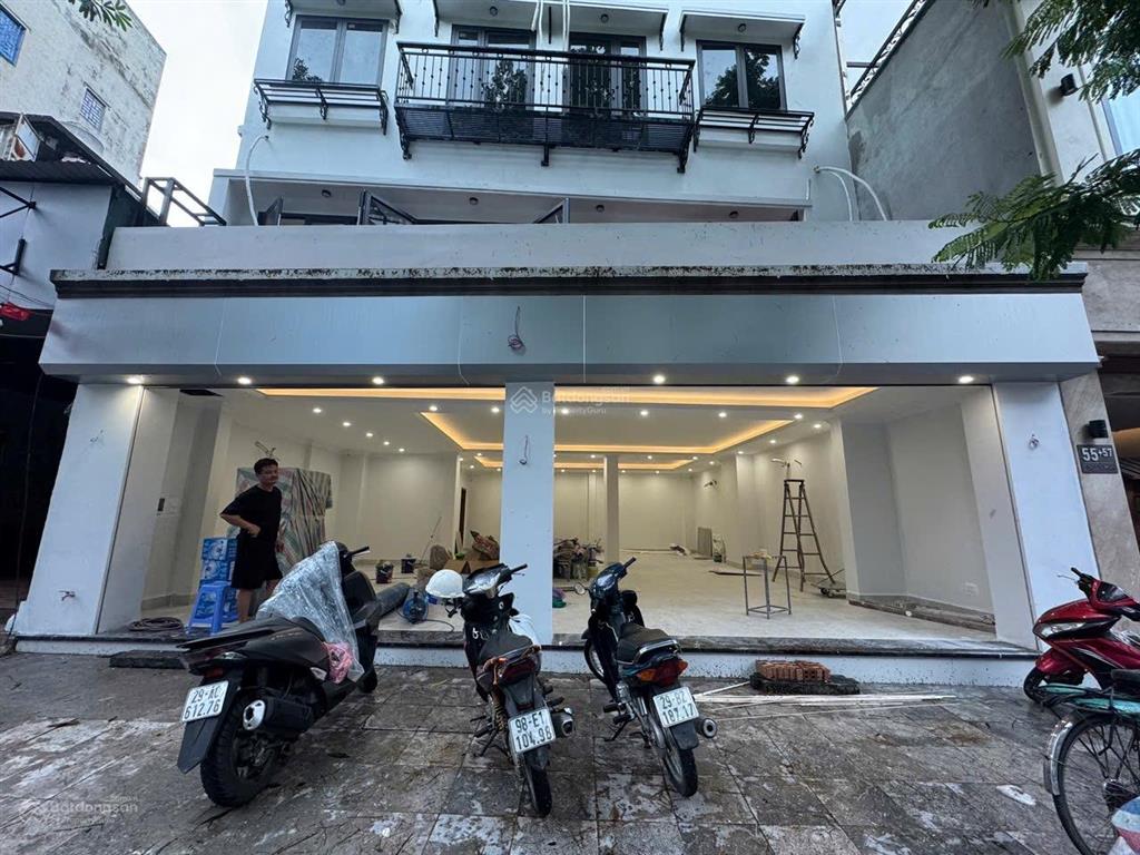 Cho thuê mặt bằng mặt phố giang văn minh 160m2 x 2 tầng mt 11m có thang máy