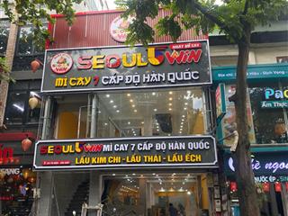 Cho thuê mặt bằng lô góc mặt phố nguyễn chí thanh80m2 x 4 tầng phù hợp cafe, nhà hang, salon, spa