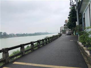 Bán đất mặt sông  view tỷ đô  hà nội xịn  quy hoạch ổn định !