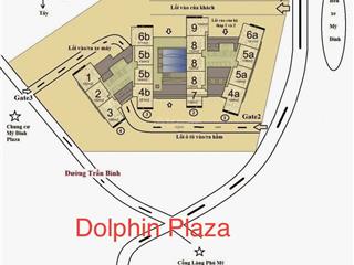 Cư dân dolphin plaza gửi cho thuê căn hộ 198m2 thiết kế 4 phòng ngủ 3 wc, tầng cao thoáng đủ đồ