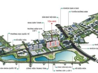 Bán shophouse khai sơn 90,2m2 mt 6m, đã hoàn thiện, thang máy, một dãy ra hồ 22ha giá 25,8 tỷ