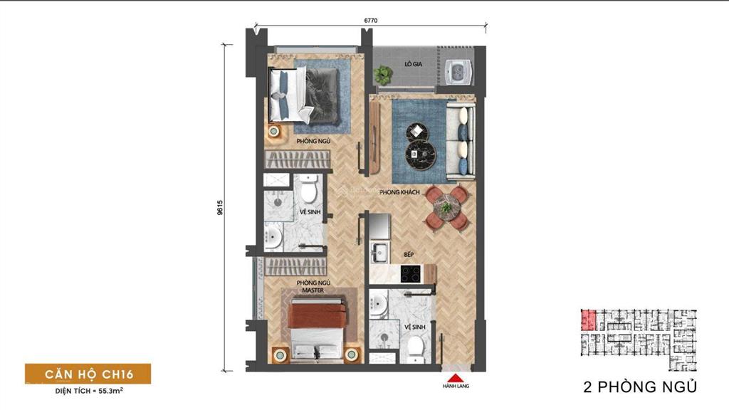 Sở hữu căn hộ 1pn mặt tiền lê duẩn view pháo hoa diff chỉ với 4,1 tỷ tầng cao