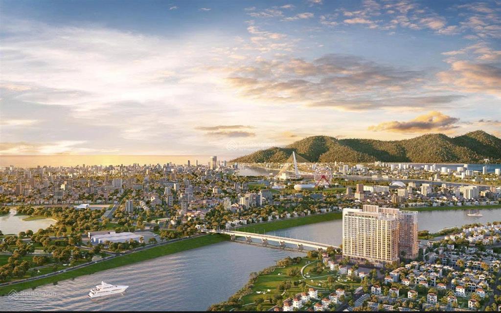 Ngoại giao căn sân vườn view sông  giá chỉ 3.153 tỷ  diện tích 62,6m2  sun spana