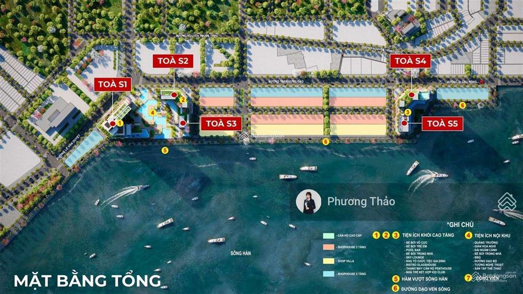 Căn hộ 2 phòng ngủ  nội khu sun symphony residence đối diện novotel đà nẵng