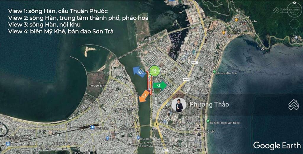 Căn hộ 2 phòng ngủ  nội khu sun symphony residence đối diện novotel đà nẵng