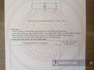 Bán đất 69m ngọc giang, vĩnh ngọc, đông anh đường ô tô vào nhà, sát vin tầm xá, gần cầu nhật tân