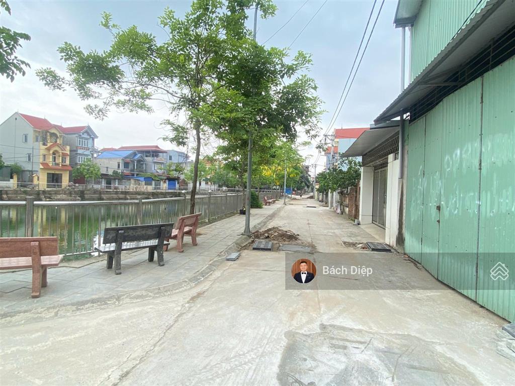 Bán lô góc 65m² view hồ đồng dầu dục tú, mt 5.76m, ô tô tránh, giá 132tr/m2