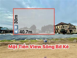 Bán lô đát ngang 40m mặt tiền sông bờ kè bửu long, giá 147 tỷ, làm việc chính chủ