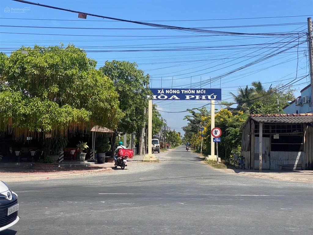 Cần tiền bán nhanh lô đất mặt tiền đường ô tô tải ở an thạnh, hòa phú. giá rẻ