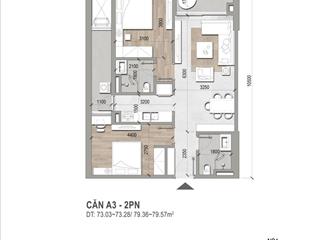 Ký trực tiếp cđt  căn 2pn/75m giá chỉ 72tr/m tầng trung đẹp melody linh đàm  có gói vay htls
