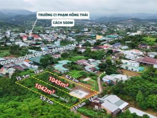 Đất đẹp phường 3, bảo lộc giá rẻ, gần đường ql20, 1045m2 có 200m2 thổ cư chỉ 1.8 tỷ