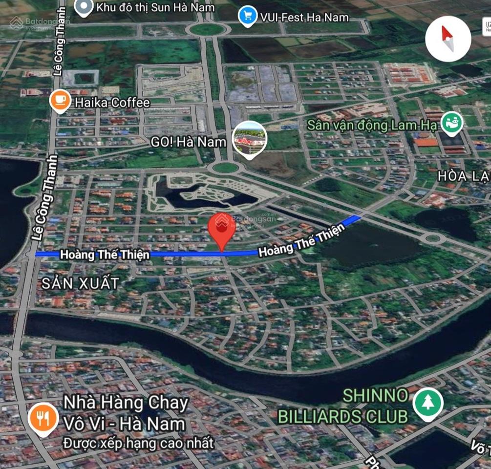 Bán nhà mặt phố hoàng thế thiện, siêu kinh doanh, vỉa hè 6m, cho thuê 20tr/tháng, giáp urban hà nam