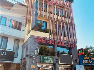 Bán tòa nhà góc 2 mặt tiền hai bà trưng  dt 15 x 25m  hầm + 7 tầng  giá bán 130 tỷ tl