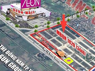 Lô ngoại giao MB1820 - Quảng Thành đối diện Aeon Thanh Hoá - Tiềm năng sinh lời cao