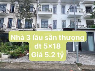 Bán nhà 3 lầu có 4 phòng ngủ khu hồng loan 5c diện tích 5x18 giá 5.2 tỷ