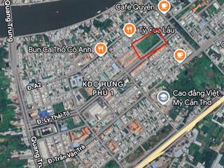 Bán lô đa chức năng gốc 4 mặt tiền trục chính lộ 2 chiều đường lý thái tổ giá 50tr/m2