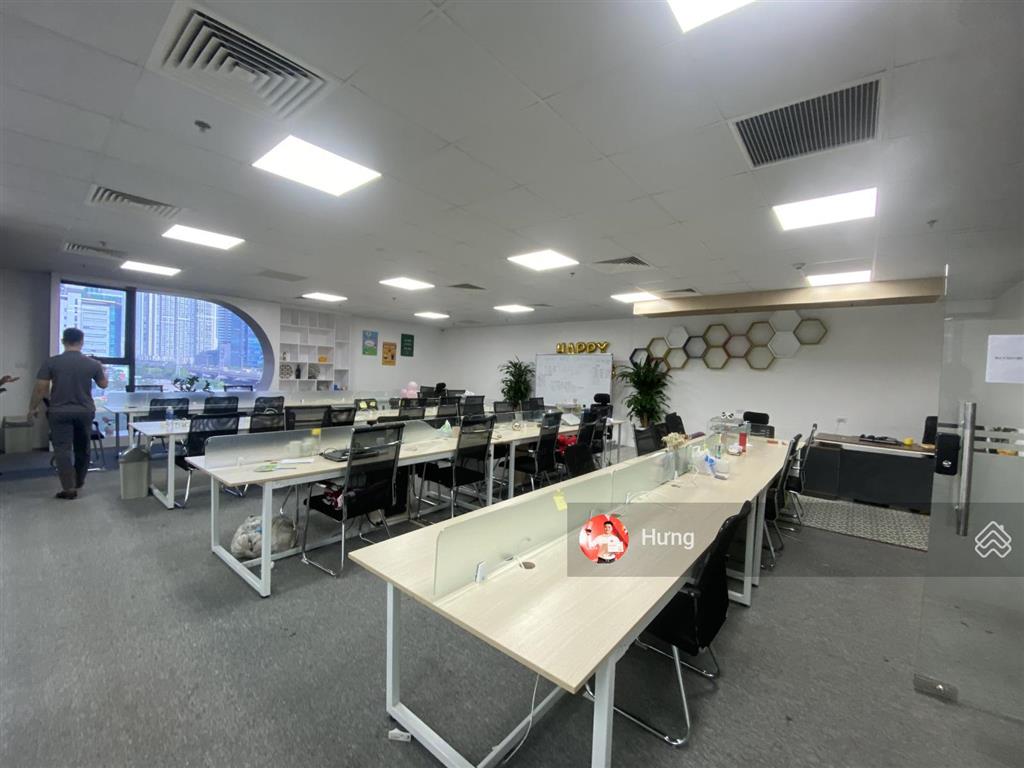 Cho thuê văn phòng sẵn nội thất tại tòa vinhomes west point diện tích 300m2 linh động cắt từ 100m2
