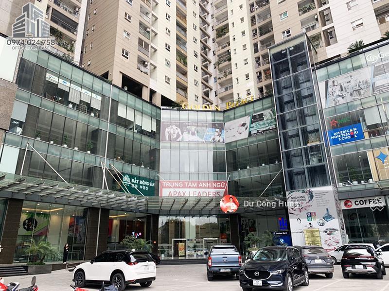 Cđt cho thuê văn phòng tại golden palace mễ trì sẵn nội thất 1000m2 có cắt từ 100m2 giá 200k/m2/th