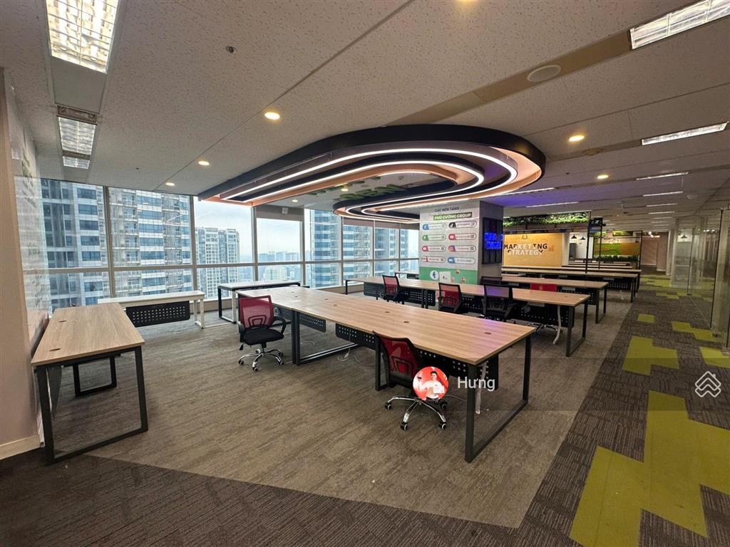 Bql cho thuê văn phòng tại n04 hoàng đạo thúy 300m2 có cắt nhỏ sẵn nội thất phòng ban giá 200k/m2