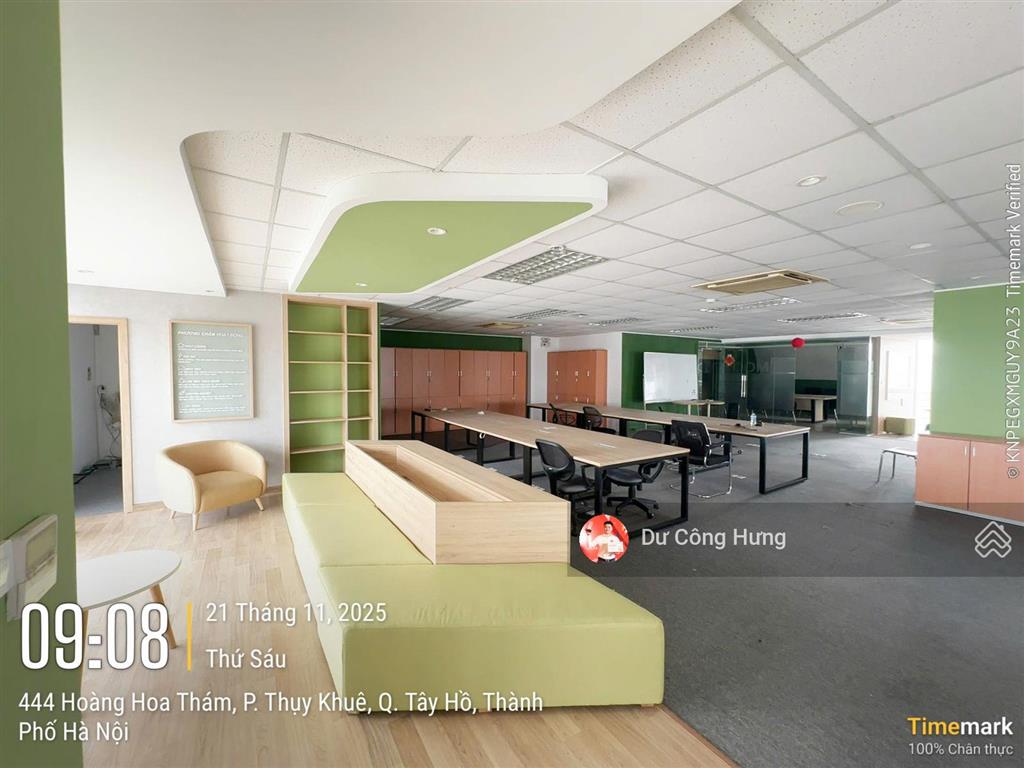 Bql tòa mercury building hoàng hoa thám cho thuê văn phòng sẵn nội thất 100m ~ 300m2 giá 250k/m2/th