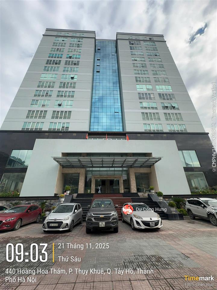 Bql tòa mercury building hoàng hoa thám cho thuê văn phòng sẵn nội thất 100m ~ 300m2 giá 250k/m2/th