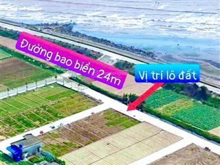 Bán đất nền quất lâm lô 100m2 mặt biển đối diện bãi tắm giá 900tr / cam kết bán rẻ nhất thị trường