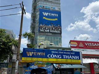 Bán tòa nhà góc 2 mặt tiền nơ trang long, bình thạnh  8 tầng thang máy  hđt 110tr/th giá 35 tỷ