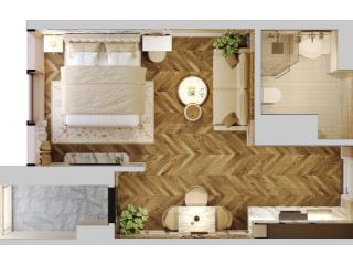 Bán căn hộ 1pn tòa diamond view biển trực diện đẹp nhất, giá tốt nhất dự án newtown diamond