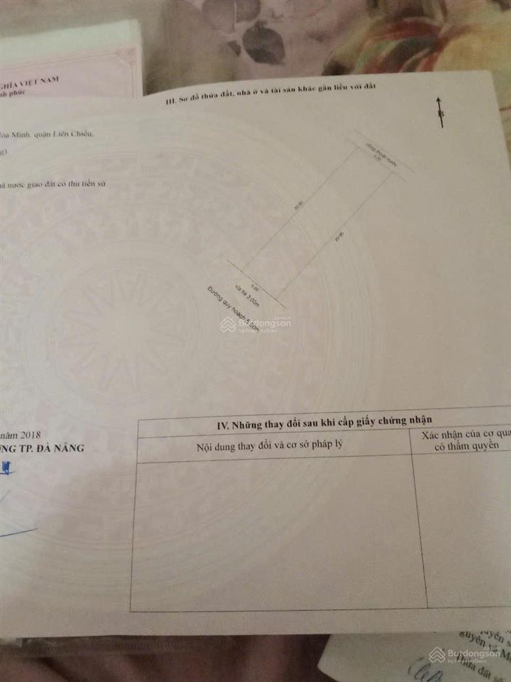 Bán rẻ lô đất đường 5m5 phước lý 19, 100m2 gần trường đh duy tân phước lý  liên chiểu