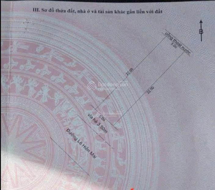 Bán lô đất mặt tiền đường lê hiến mai  khu đô thị phước lý, hoà minh  liên chiểu