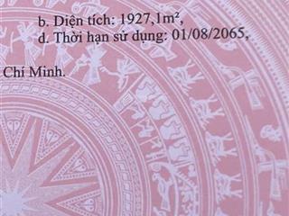 Bán đất bình mỹ, củ chi, 2065m2. 18,5 tỷ