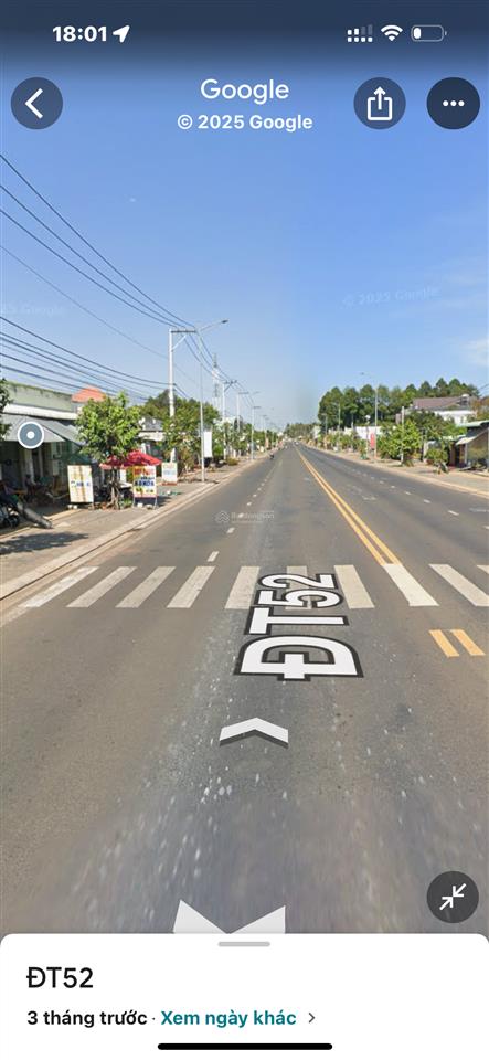 Bán đất mặt tiền tỉnh lộ 52, xã hoà long, bà rịa