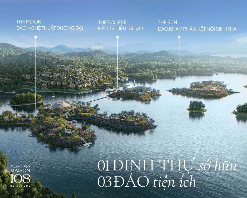 Flamingo Maison 108 tuyệt tác nghỉ dưỡng giữa thiên nhiên hồ Núi Cốc