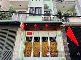 Nhà hxh 7m đồng xoài, p13, tb [gần chợ hoàng hoa thám k300] 64,5m2, 4 tầng  9.5 tỷ tl