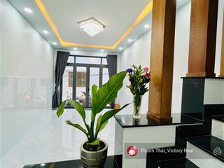 Bán nhà khu ni sư huỳnh liên. p10. tb 3.7 x 13m [ 49,3m2 ] 4 tầng nhà mới 100%  giá 7 tỷ 680 tl
