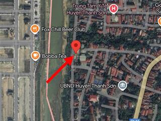 Chính chủ cần bán gấp đất view sông thoáng mát, vị trí trung tâm thị trấn thanh sơn  phú thọ