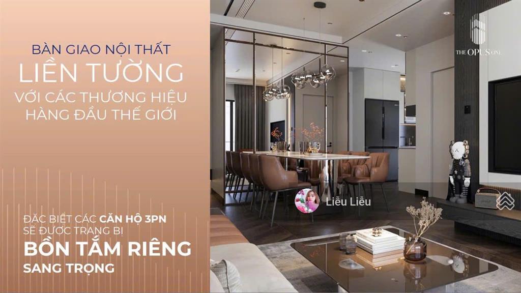 Mua nhà không còn là mơ  the opus one 2pn, 80m², ưu đãi lên đến 1,4 tỷ + htls 0%