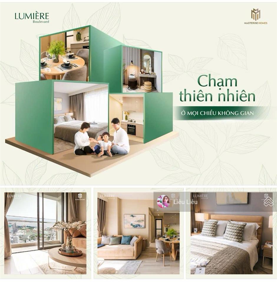 Căn hộ 3 phòng ngủ 100m2 lumière boulevard, giảm 500 triệu, chỉ còn 6 tỷ, phù hợp gia đình 3 thế hệ