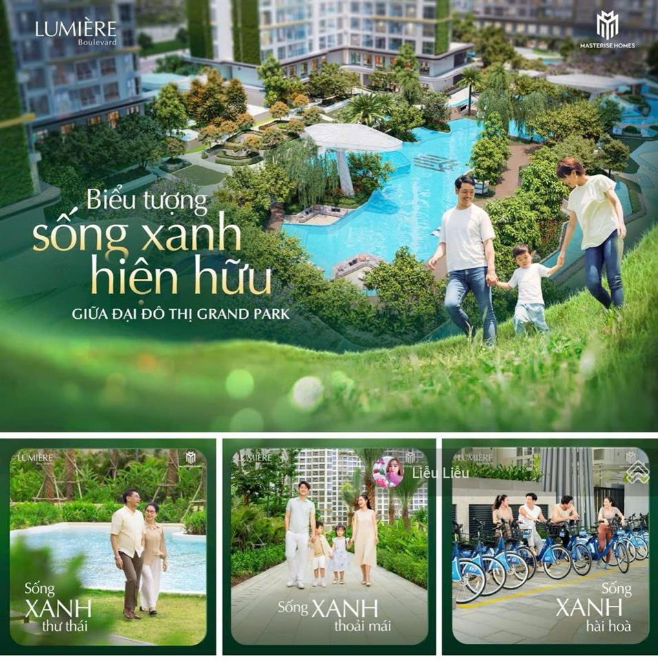 Căn hộ 3 phòng ngủ 100m2 lumière boulevard, giảm 500 triệu, chỉ còn 6 tỷ, phù hợp gia đình 3 thế hệ
