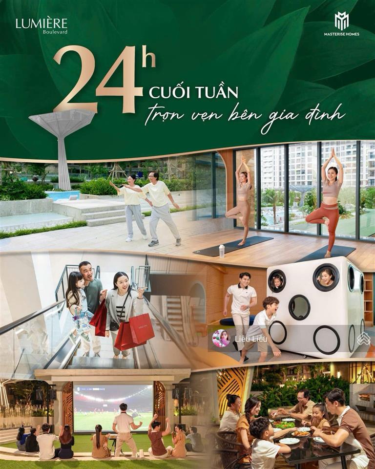 Căn hộ 3 phòng ngủ 100m2 lumière boulevard, giảm 500 triệu, chỉ còn 6 tỷ, phù hợp gia đình 3 thế hệ
