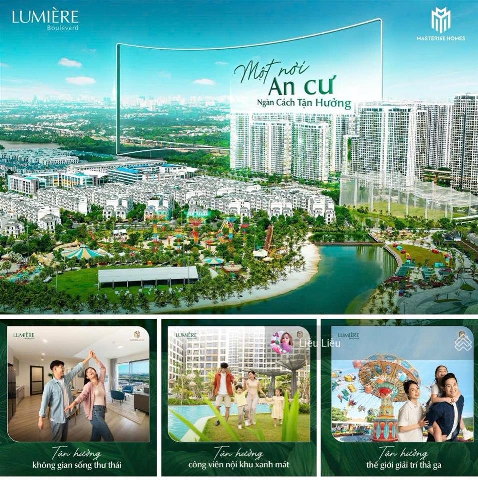 Căn hộ 3 phòng ngủ 100m2 lumière boulevard, giảm 500 triệu, chỉ còn 6 tỷ, phù hợp gia đình 3 thế hệ