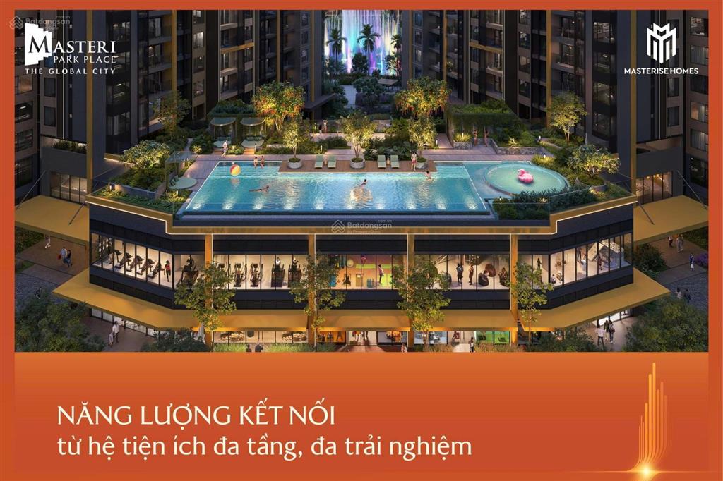 Bán căn 3pn masteri park place suất nội bộ hiếm  view hồ bơi tràn viền, vị trí kim cương giữa tgc