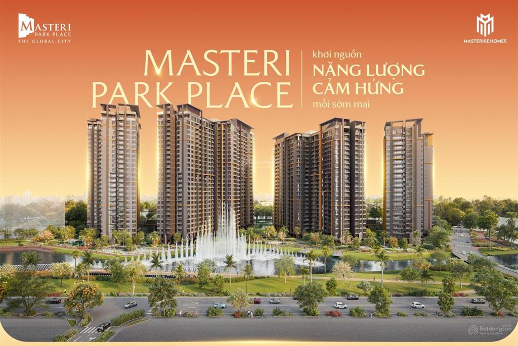 Bán căn 3pn masteri park place suất nội bộ hiếm  view hồ bơi tràn viền, vị trí kim cương giữa tgc
