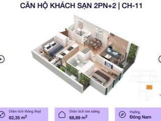 (giá thật) căn 2 ngủ 2vs 64m2 chỉ 4,75 tỷ full nội thất the ninety complex.  0889 993 ***