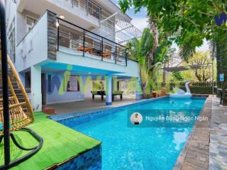 Cho thuê villa hồ bơi riêng bãi trước 400m2, 6pn, trung tâm vũng tàu giá chỉ 33 triệu/tháng