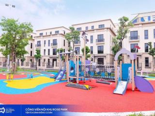 Biệt thự song lập hoàng gia, 147,6m2, view trực diện vườn hoa, ngay sát hồ lớn 32ha, sổ đỏ lâu dài.