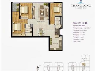 Bán căn hộ 3pn 2wc tại thăng long number one 8,5 tỷ, 108,8m2, full đồ, sẵn sổ