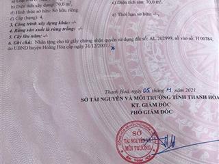 3tr/m đất nhà ngay trung tâm dân cư biển hải tiến cần bán.