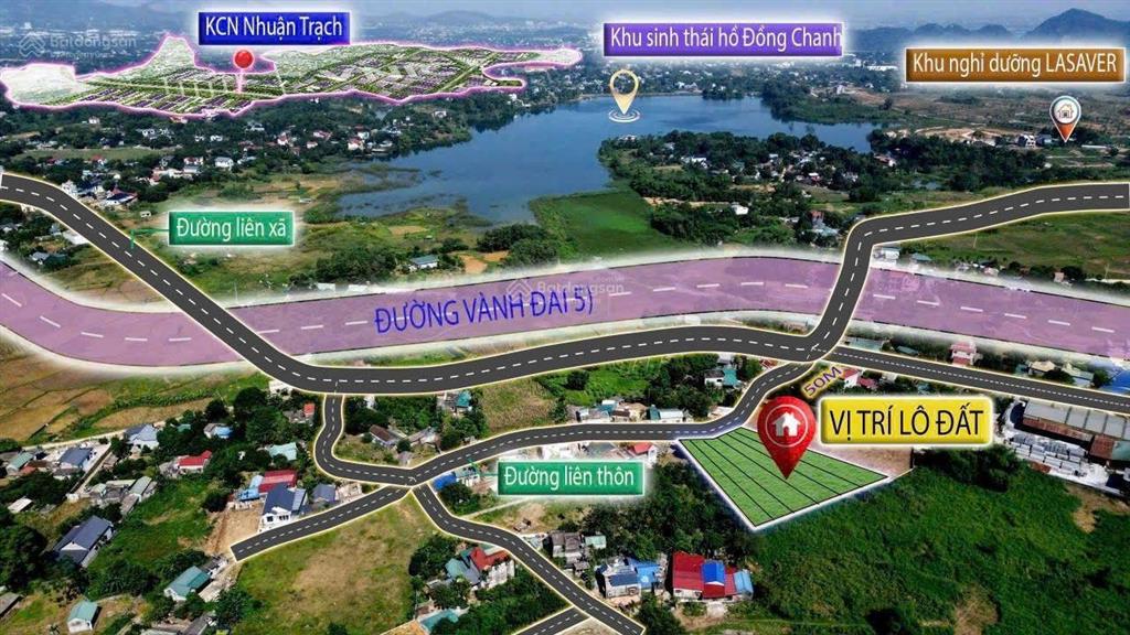 Chỉ vài triệu 1m có ngay 400m2 gần dự án nghỉ dưỡngkhu công nghiệp giá đang rẻ so với khu vực