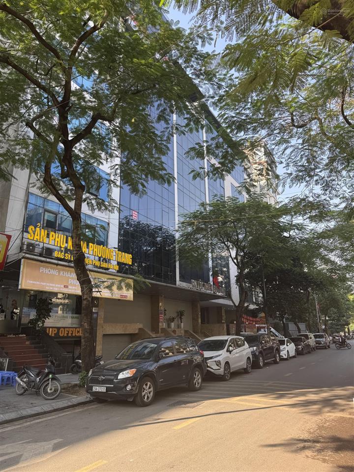 Bán đất mặt phố thọ tháp cầu giấy 130m mặt tiền 7.2m vỉa hè rộng kinh doanh đỉnh hợp xây buil